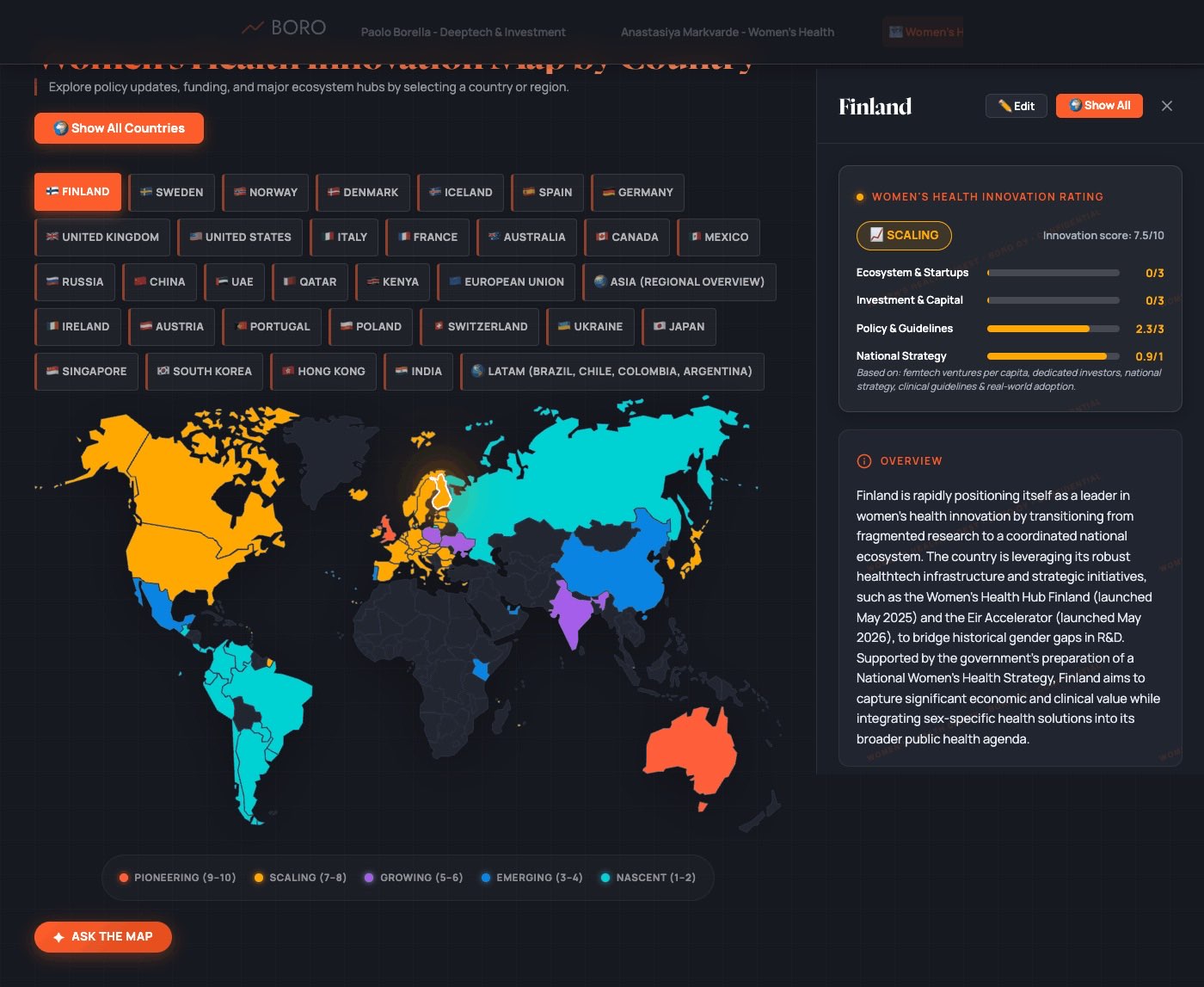 The Women's Health Innovation Map: Why ecosystems matter beyond capital