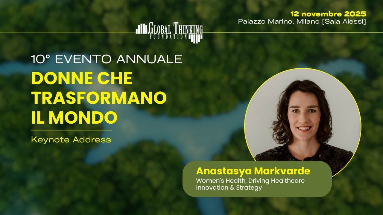 My keynote speech at the Global Thinking Foundation event in Milan (in Italian)